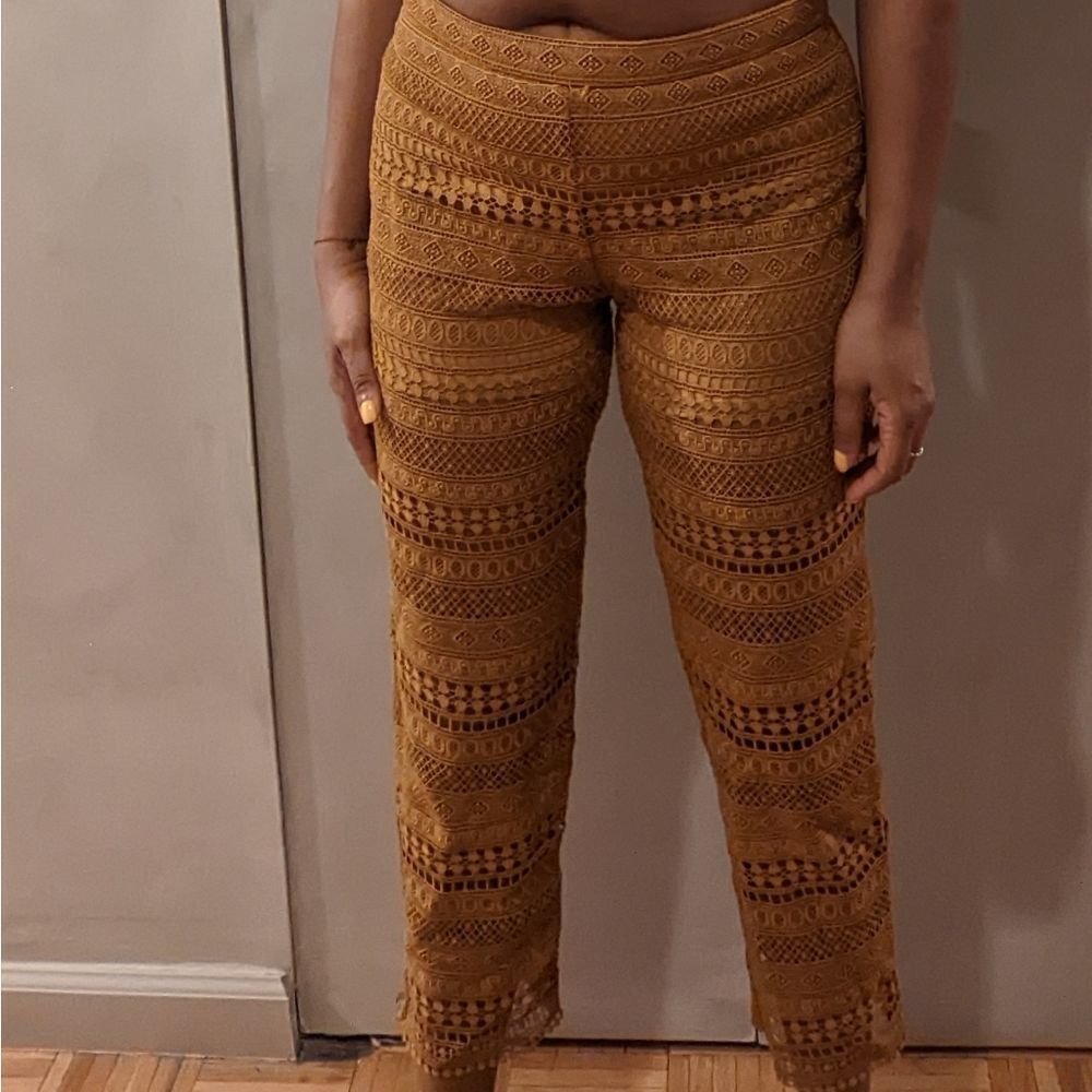 Zara crochet pants  